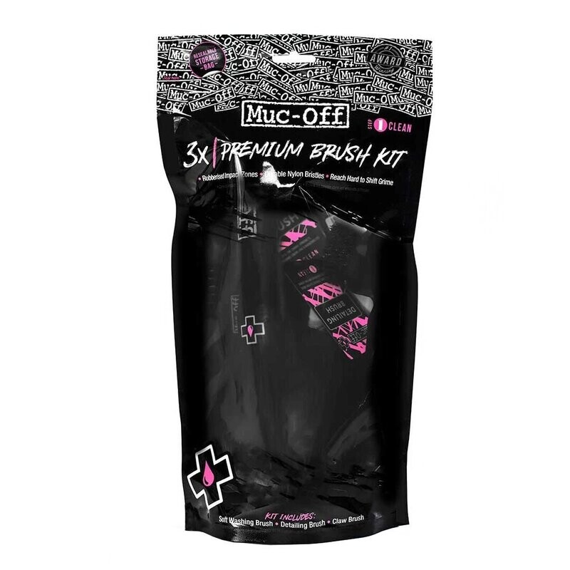 Kit de 3 cepillos MUC-OFF Premium