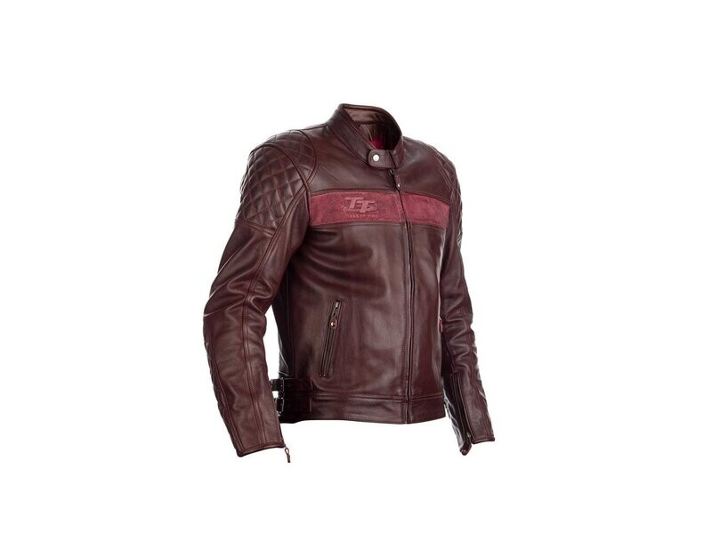 Chaqueta de Piel RST BRANDISH Rojo