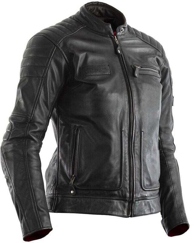 CHAQUETA CUERO ROADSTER II NEGRO