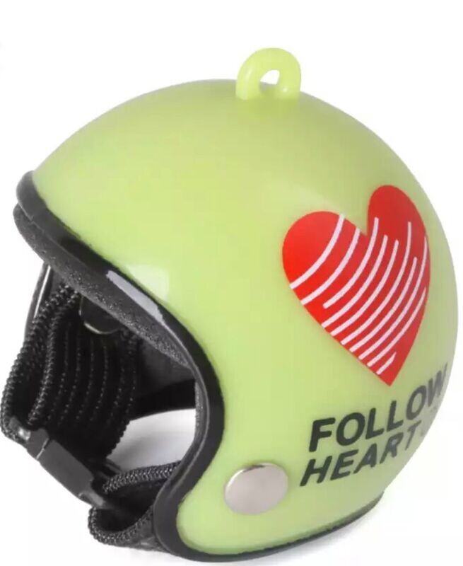 Llavero Casco Follow Heart