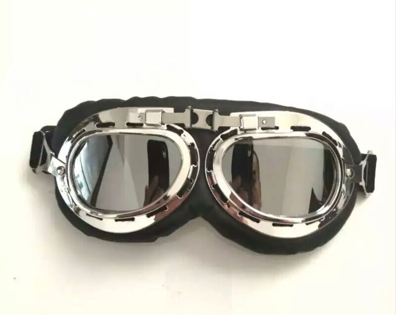 Gafas Cafe Racer Cromado