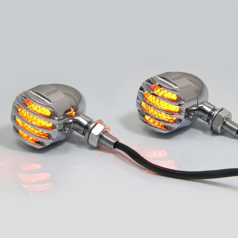 Intermitentes Custom Cromo