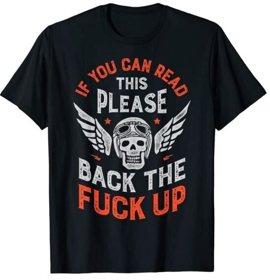 Camiseta Back The Fuck Up