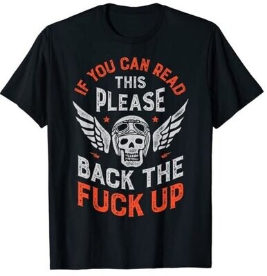 Camiseta Back The Fuck Up