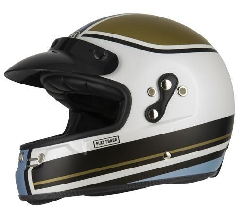 NZI FLAT TRACK 2 OUTLINE WHITE&BLUE MATT