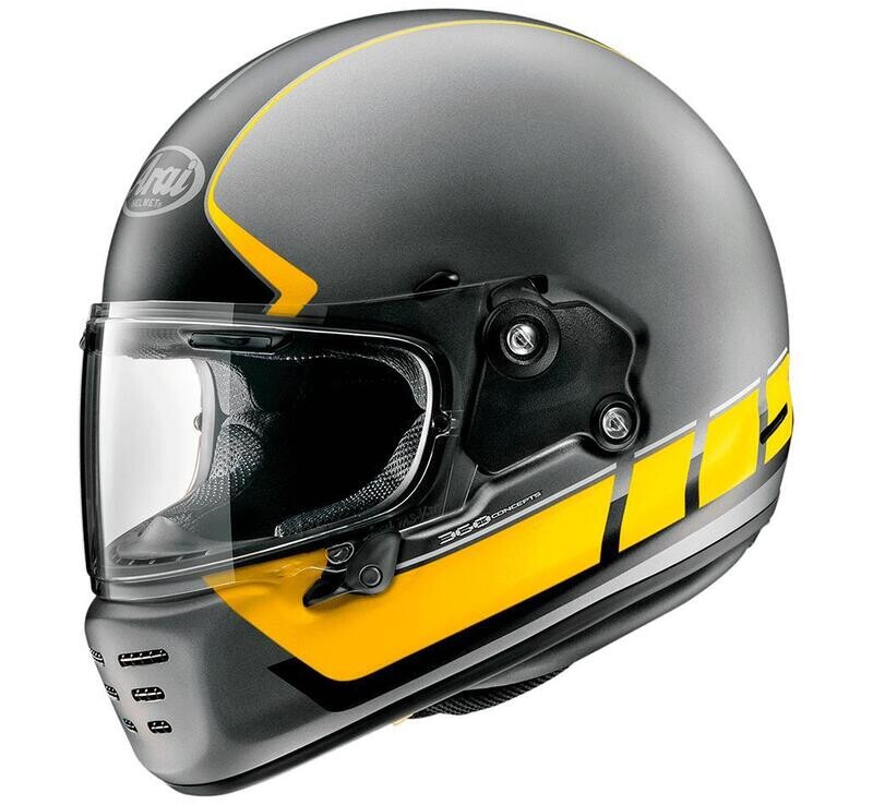 Casco ARAI CONCEPT-X SPEEDBLOCK Negro/Amarillo
