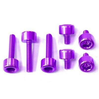 Kit tornilleria tapón depósito Pro-Bolt Honda Aluminio violeta