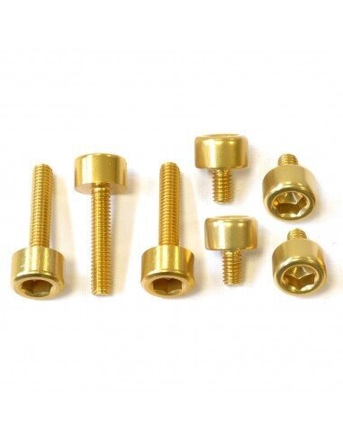 Kit tornilleria tapón depósito Pro-Bolt Honda Aluminio oro