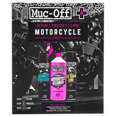 Kit de limpieza total MUC-OFF Clean, Protect And Lube