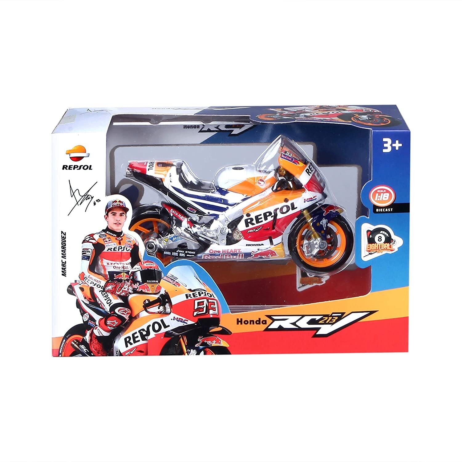 Moto Honda Repsol Team RC213V del piloto Marc Marquez