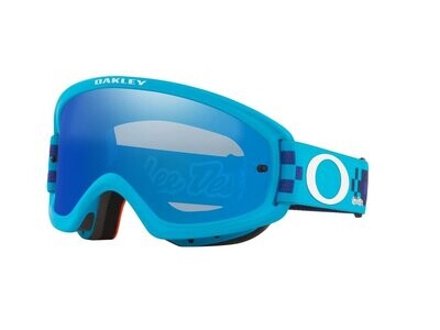 Gafas OAKLEY XS O-FRAME 2.0 PRO TROY LEE DESIGNS CHECKER Azul, Lente Iridio Azul Hielo