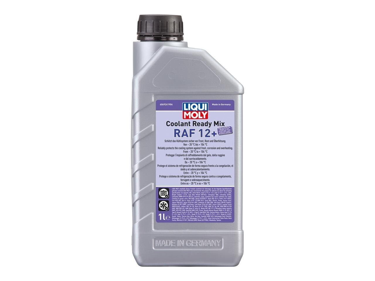 Botella de 1L líquido refrigerante anticongelante Liqui Moly Coolant Ready Mix RAF 12+