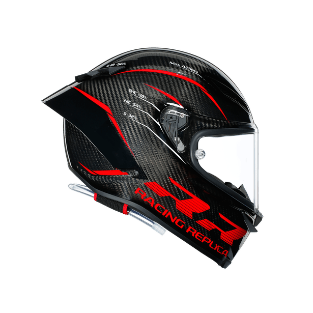 PISTA GP RR ECE DOT MULTI - PERFORMANCE CARBON/RED