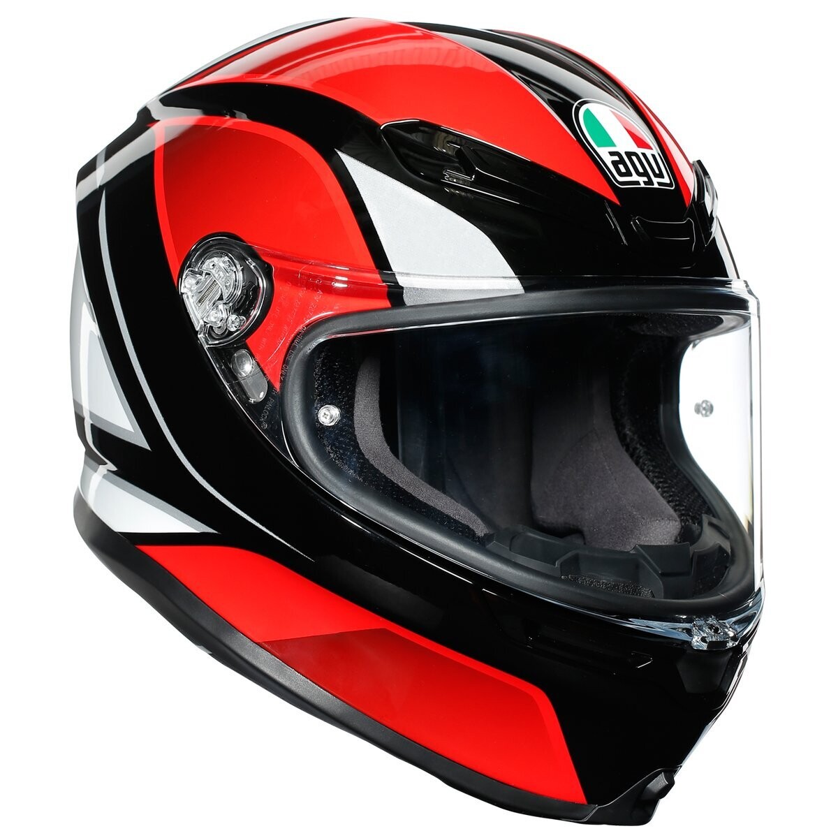 K6 E2205 MULTI - HYPHEN BLACK/RED/WHITE