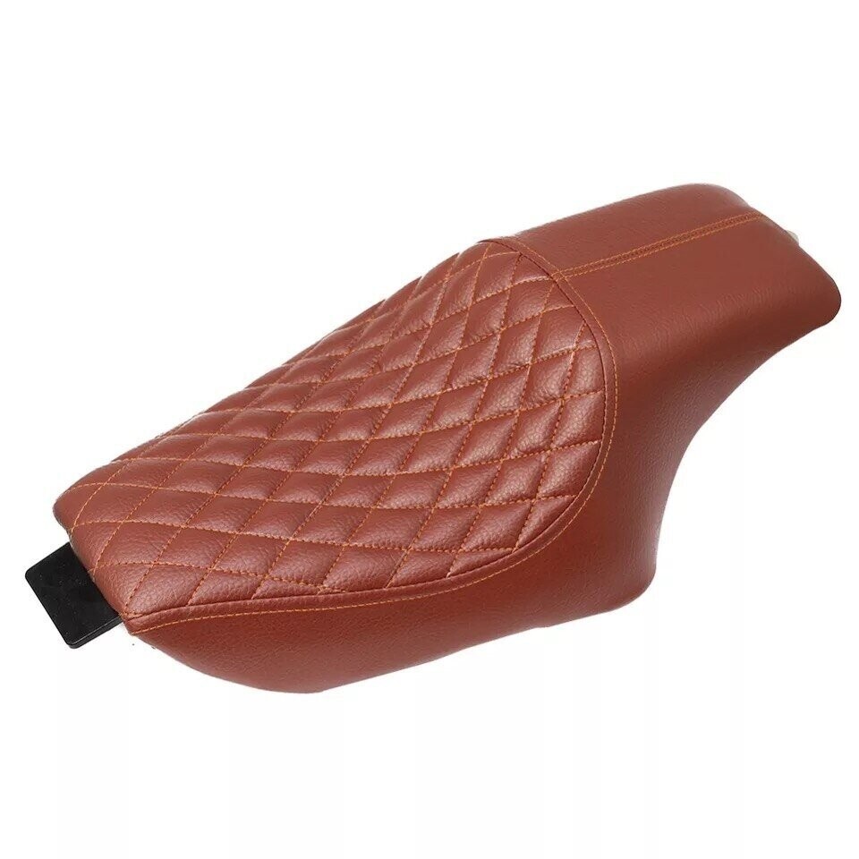 Asiento de cuero para Harley Sportster XL, IRON 883 1200 48 Forty-eight