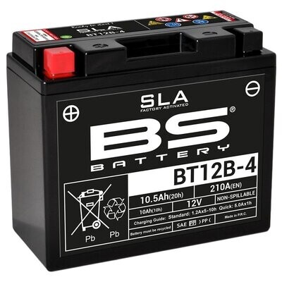 Batería BS Battery SLA BT12B-4 (FA)