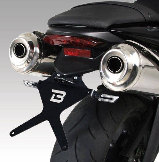 Portamatrículas Triumph Street Triple 08-12 TS6104-BN Barracuda