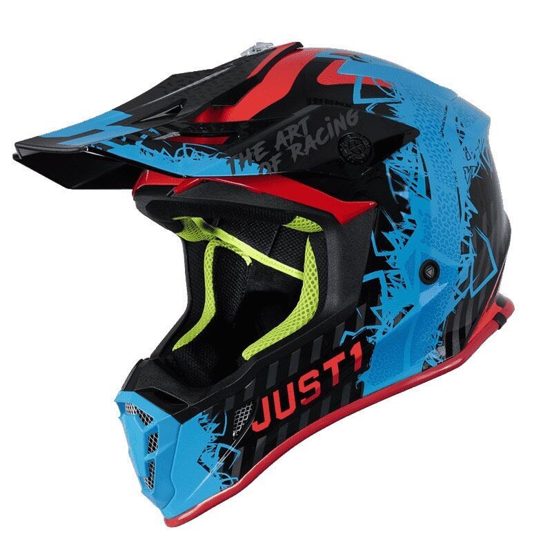 JUST1 J38 MASK BLUE RED BLACK