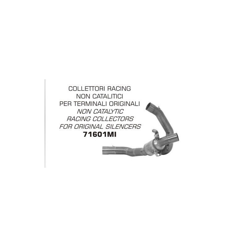 Colector Racing ARROW para escape original Ducati Multistrada 1200 2010-2014