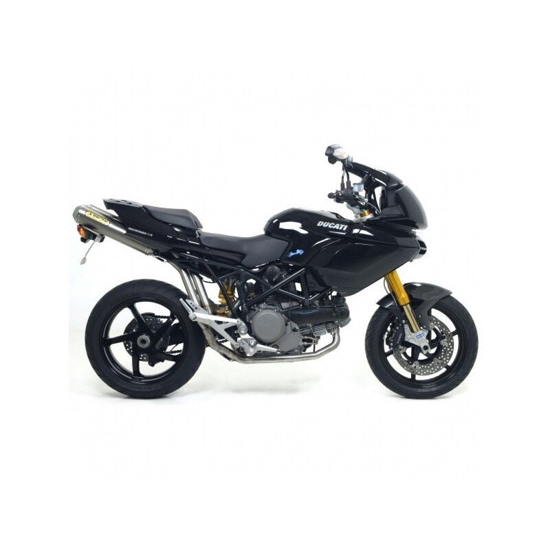 Escapes Arrow en CARBONO 71664MC para Ducati homologados validos para la familia de Multistrada 1000 y 1100