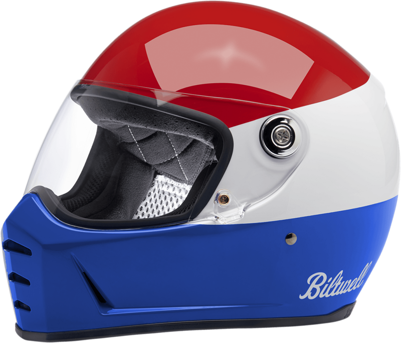 BILTWELL
HELMET LANESPLITER RWB
