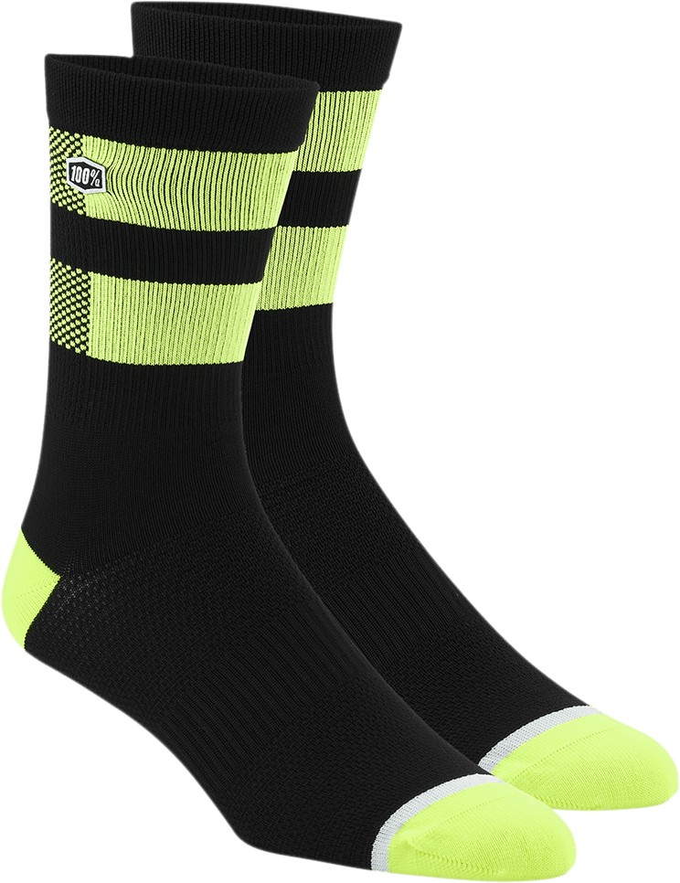 100%
SOCK FLOW BK/F YL