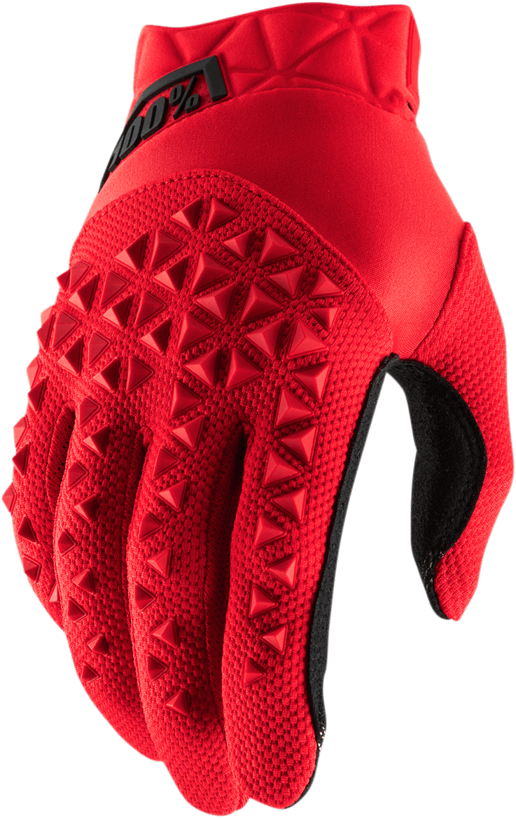 100%
GLOVE AIRMATIC RD/BK