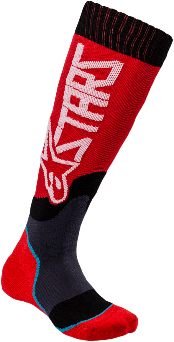ALPINESTARS
SOCK YTH MX PLUS2 RD/WT