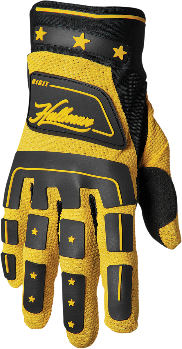THOR HALLMAN
GLOVE HLMN DIGIT BK/YL