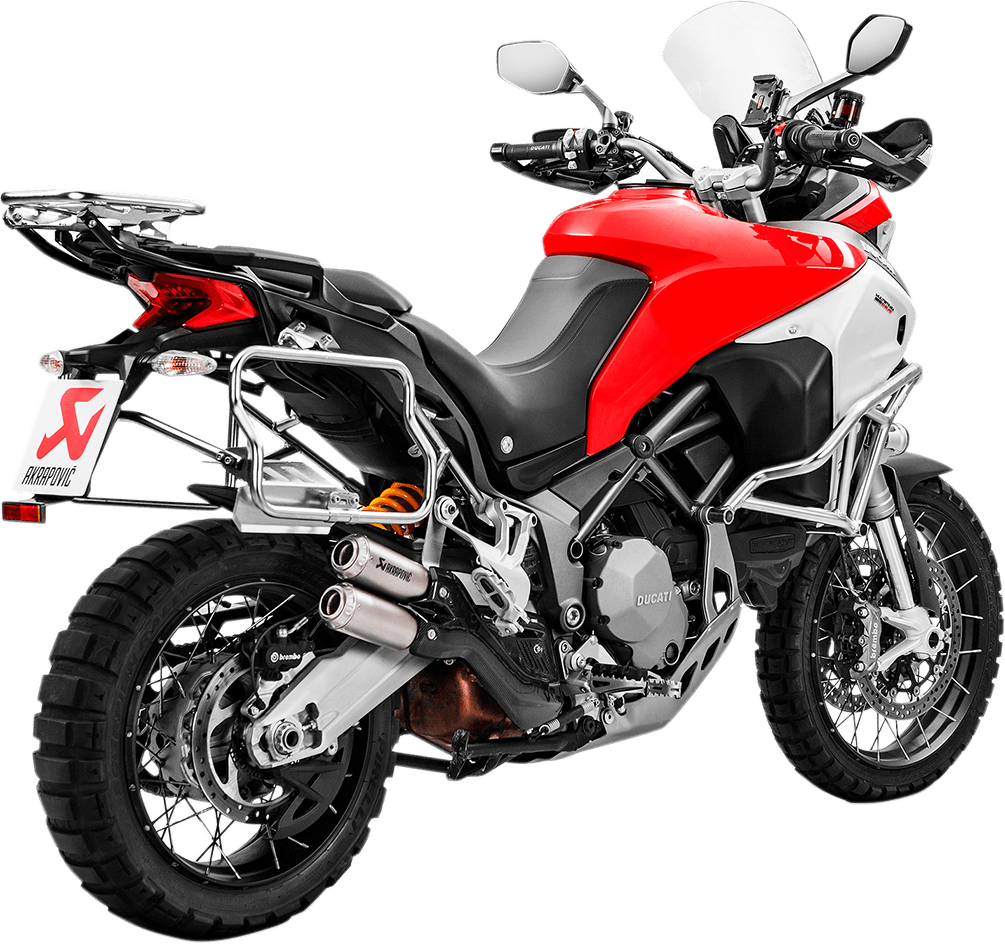 AKRAPOVIC
MUFFLERS TI DUCATI MULTISTRADA 950S / 1200 / 1260 Enduro