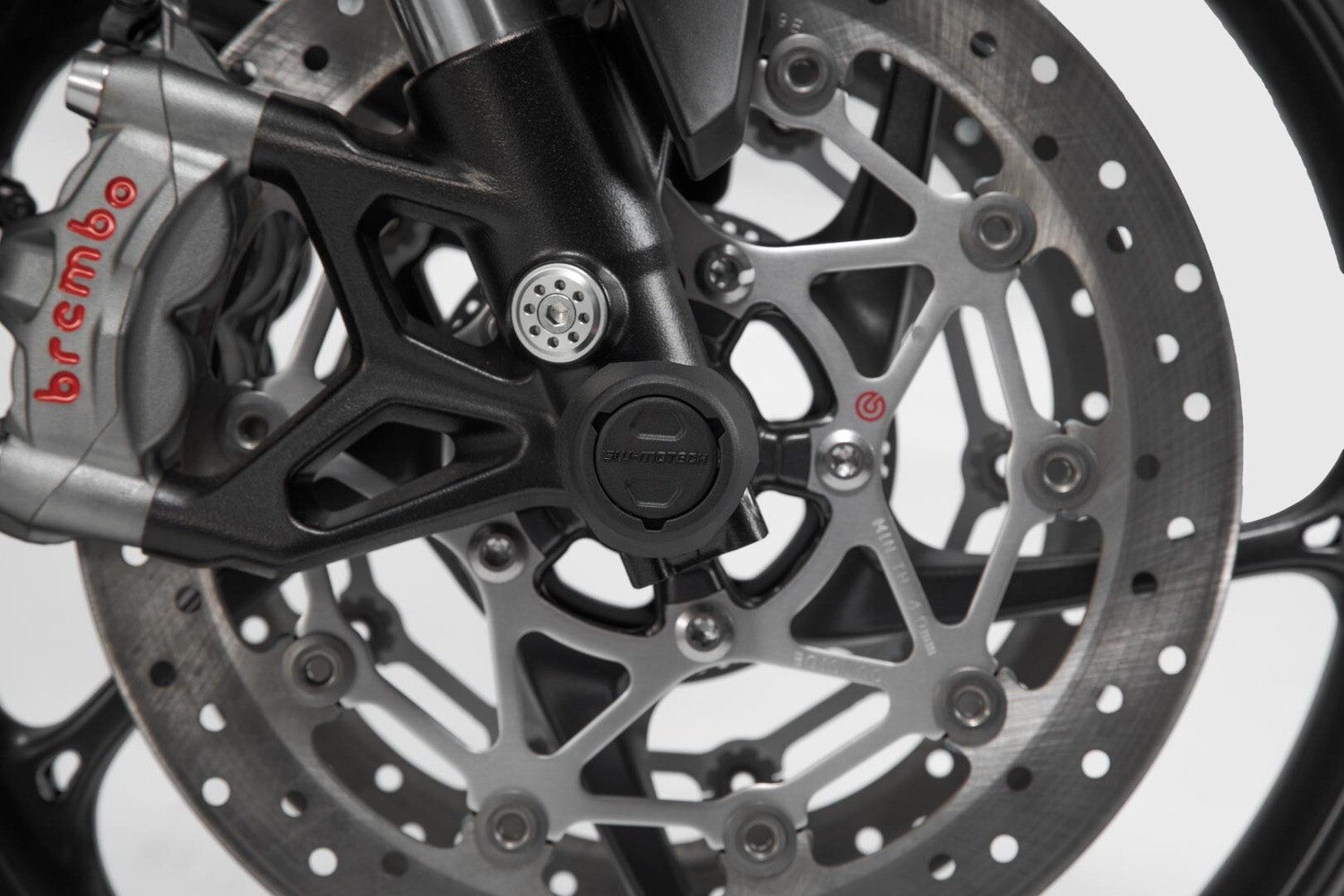 Tope eje delantero Ducati SW-MOTECH
FRONT AXLE SLIDER SET