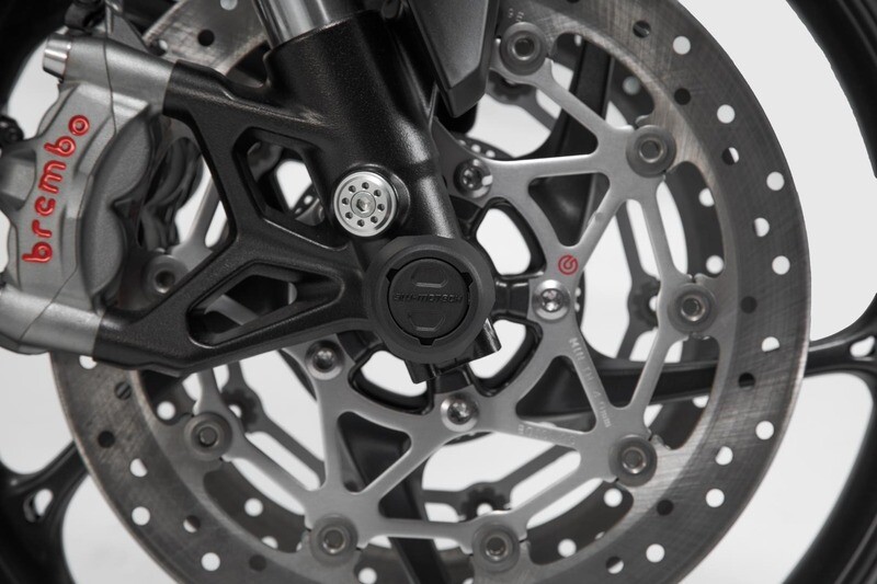 Tope eje delantero Ducati SW-MOTECH
FRONT AXLE SLIDER SET