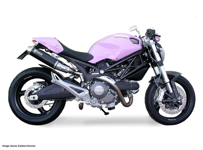 Silenciador Slip-On ROUND SPARK
EXH DUCATI MONSTER 696/796/1100 RND CARBONO HOMOLOGADO