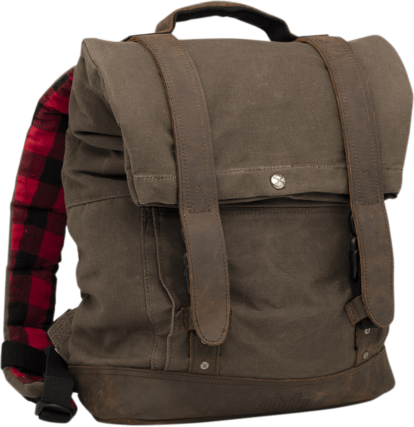 BURLY BRAND
BACKPACK WAXED COTTON