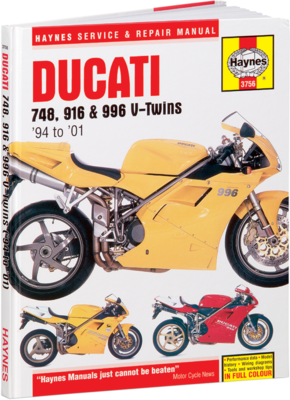 Manual Ducati
HAYNES
MANUAL DUC 748/916/996