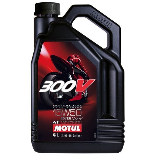 Aceite Motul 300V 15W50 FL Road Racing 4L