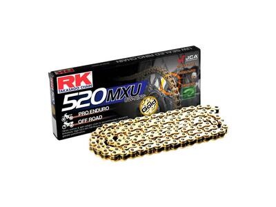 Cadena RK GB520MXU con 118 eslabones oro