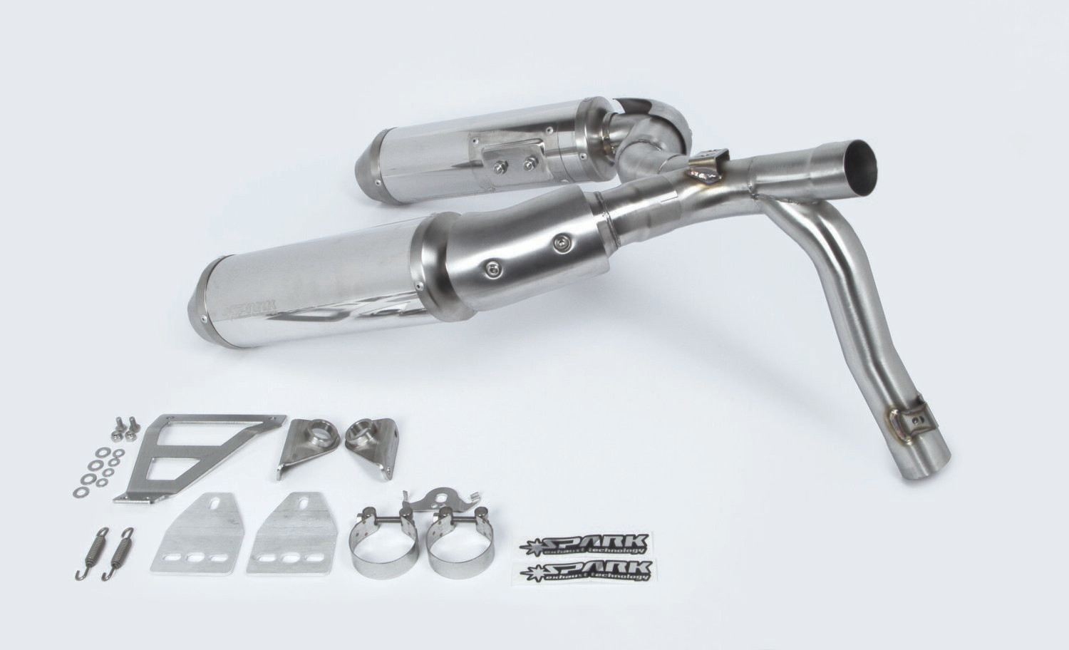 Silenciador Slip-On ROUND SPARK EXH DUCATI MONSTER 696/796/1100 RND SS Homologado