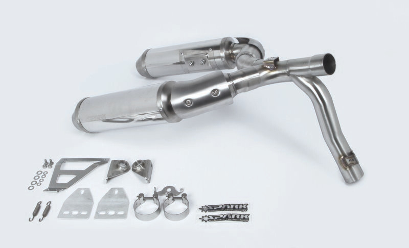 Silenciador Slip-On ROUND SPARK EXH DUCATI MONSTER 696/796/1100 RND SS Homologado