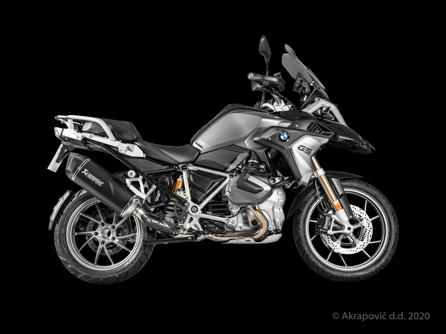 Silenciador AKRAPOVIC MUFFLER BLK TI BMW R1250GS Homologado