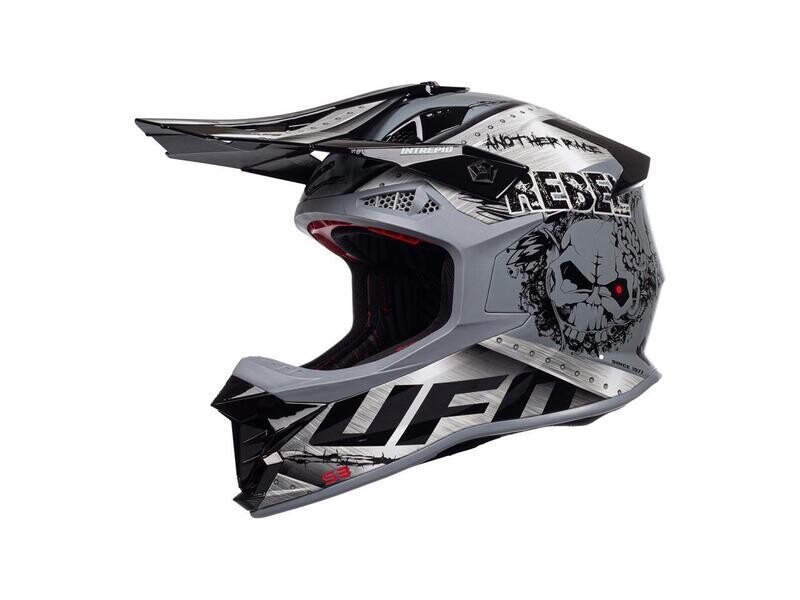 Casco UFO INTREPID Cromo