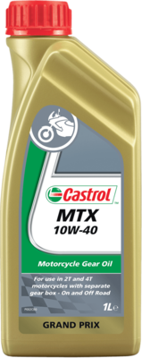 Aceite de transmisión
CASTROL
MTX 10W-40 1L