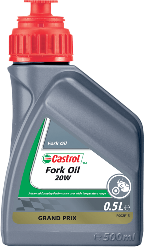 Aceite para horquilla con base mineral CASTROL
FORK OIL 20W 500ML