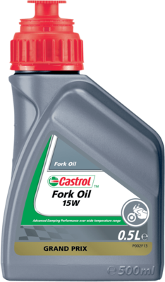 Aceite para horquilla con base mineral CASTROL
FORK OIL 15W 500ML