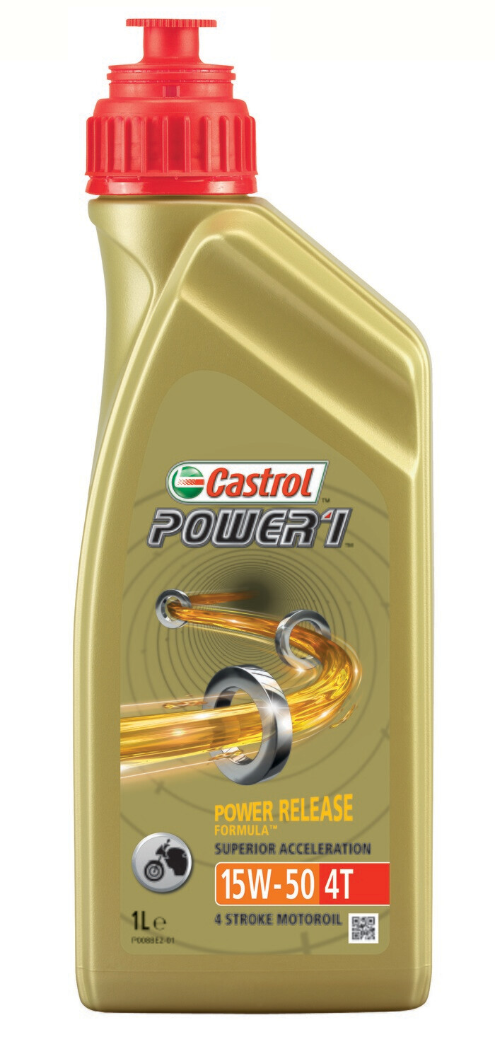 CASTROL Aceite de motor 4 tiempos Power 1 POWER 1 4T 15W-50 1L