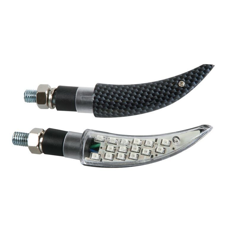 INTERMITENTE LED "KATANA" CARBON