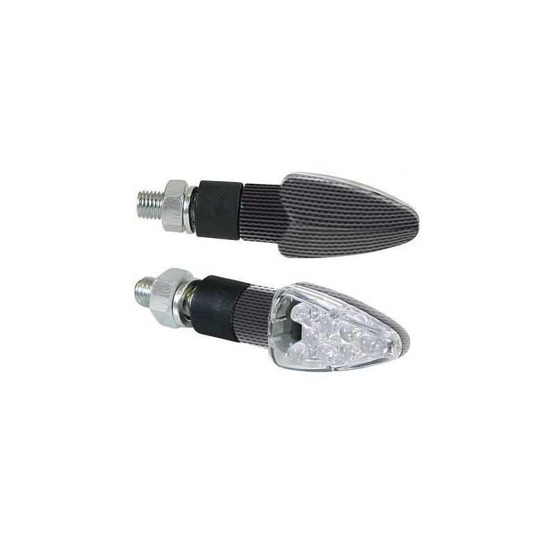 INTERMITENTE LED NEGRO MODELO ATOM 12V HOMOLOGACION E