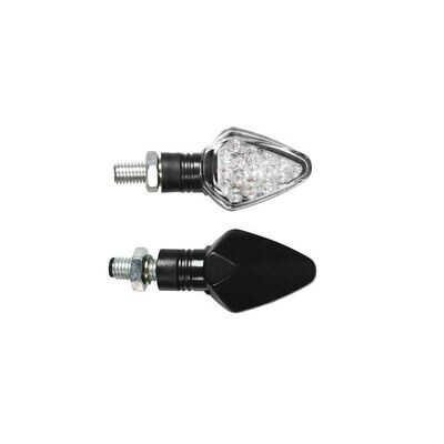 INTERMITENTE LED NEGRO MODELO PENTA 12V HOMOLOGACION E