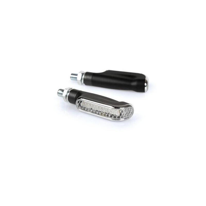 INTERMITENTES TRASERO MODELO POWER VIEW MULTI LED 3 FUNCIONES NEGRO