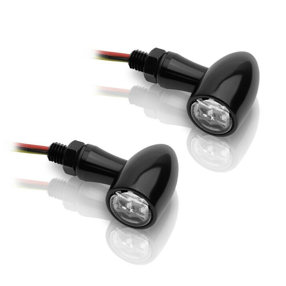 Juego de intermitentes aluminio LED V Parts 12V2.7W 38x22,5mm